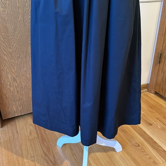 A New Day black dress size medium with a tan Universal Thread cross body purse. - Picture 4 of 16